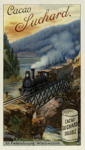 Railway between St Petersburg and Vladivostok, Russia by European School